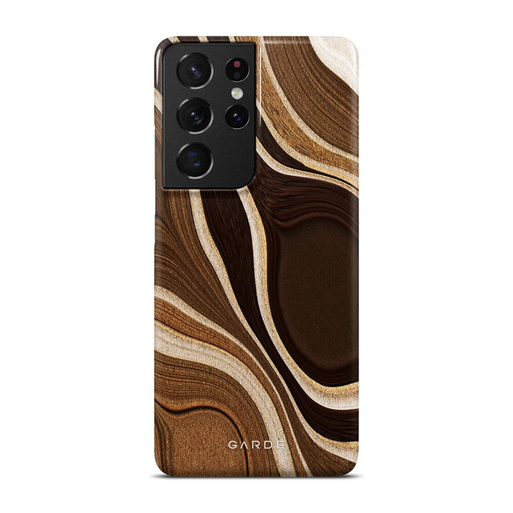 Caramel Samsung S21 Ultra Back Cover - Custom Printed Phone Case by Garde