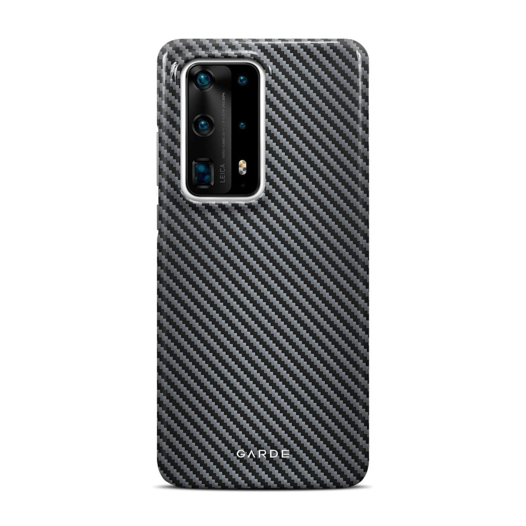 Carbon Grey Huawei P40 Pro Plus Back Cover - Custom Printed Phone Case by Garde