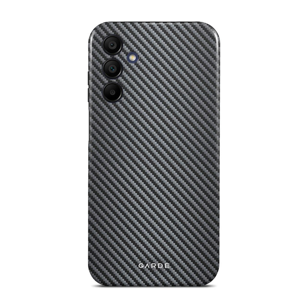 Carbon Grey Samsung A15 Back Cover - Custom Printed Phone Case by Garde