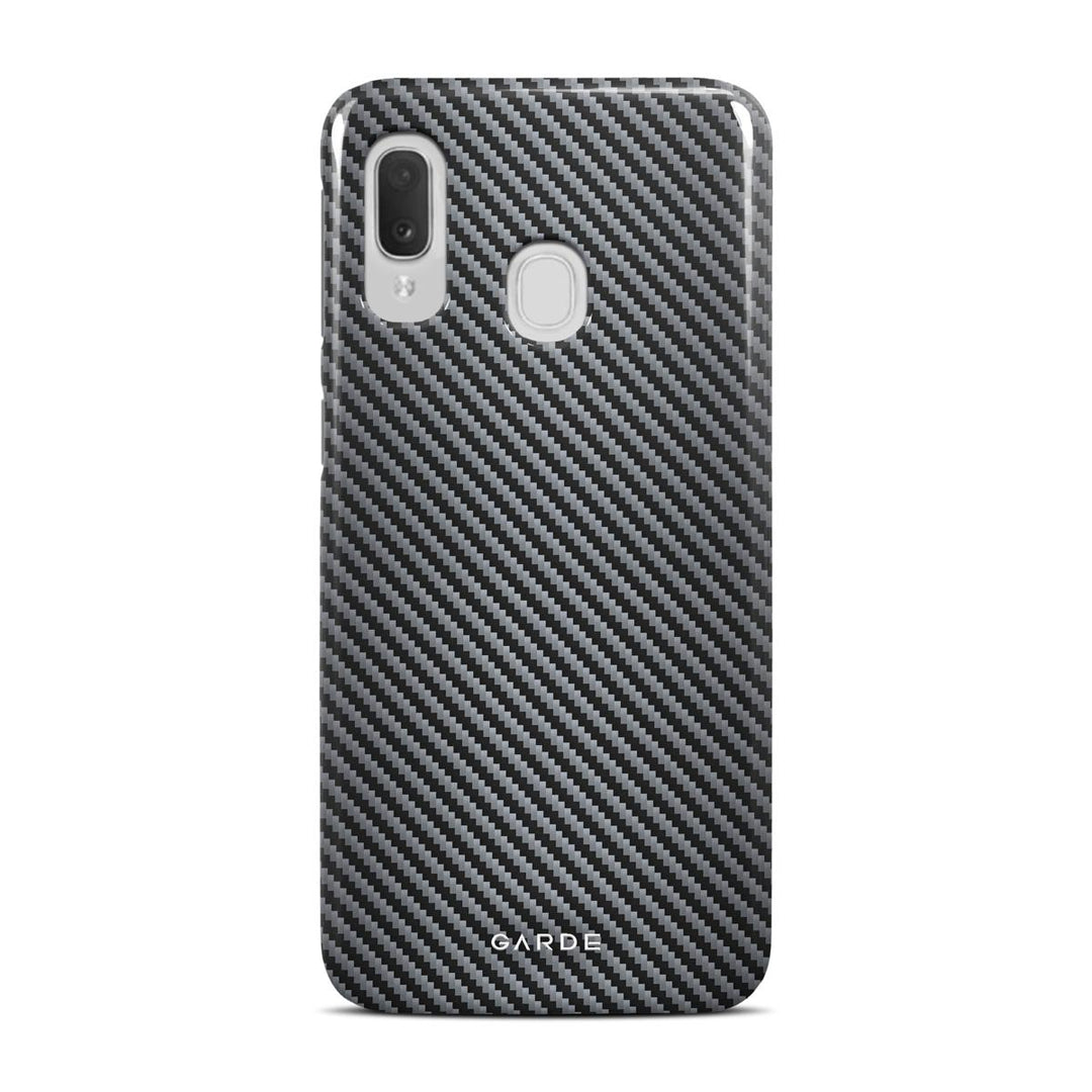 Carbon Grey Samsung A40 Back Cover - Custom Printed Phone Case by Garde