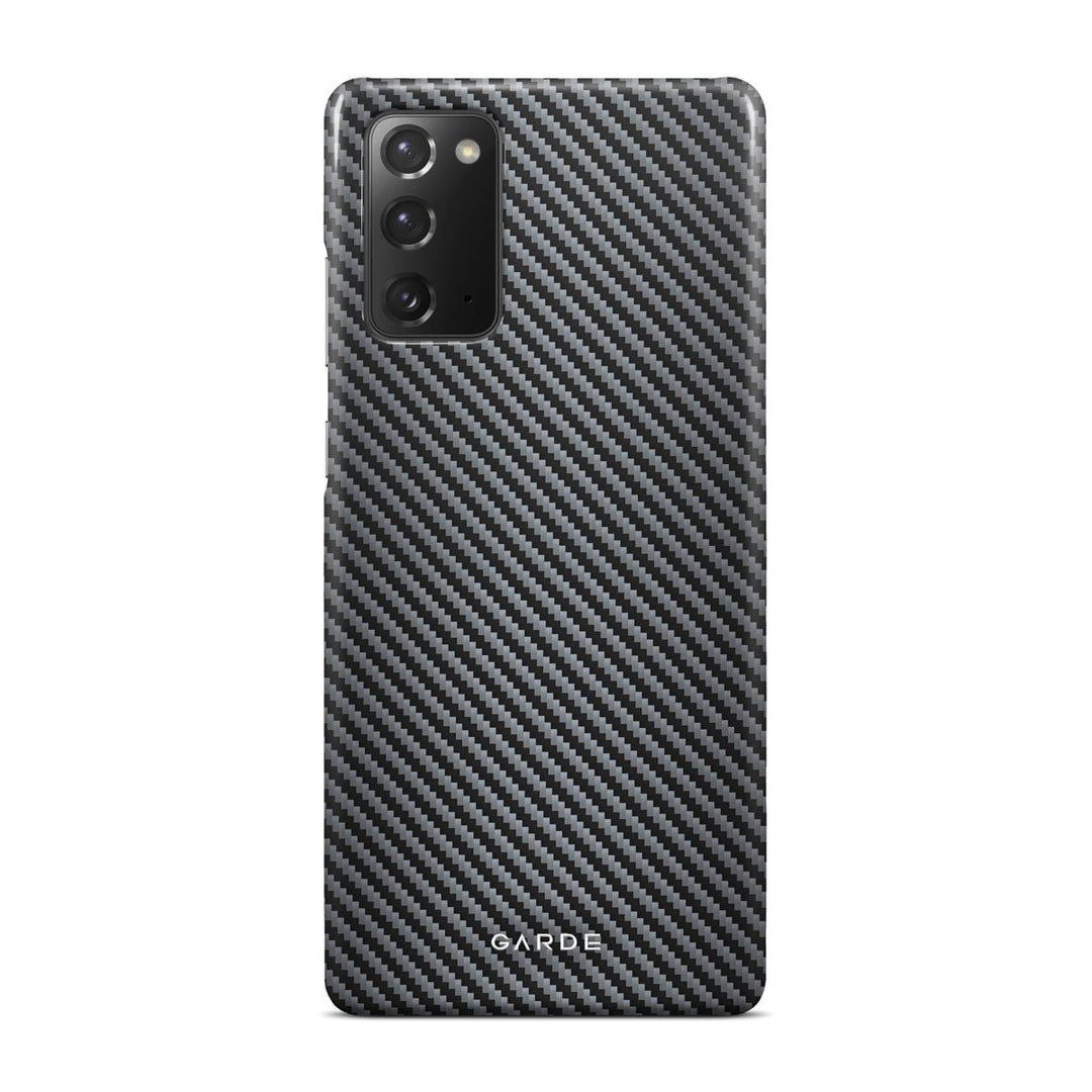 Carbon Grey Samsung Note 20 Back Cover - Custom Printed Phone Case by Garde