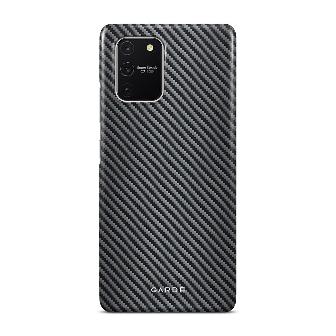 Carbon Grey Samsung S10 Lite Back Cover - Custom Printed Phone Case by Garde