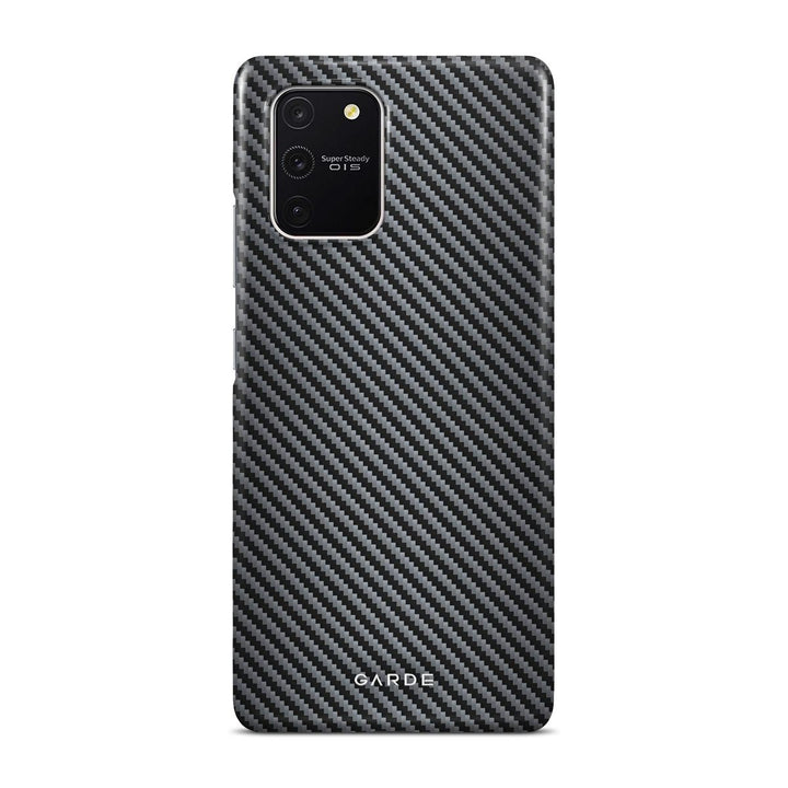 Carbon Grey Samsung S10 Lite Back Cover - Custom Printed Phone Case by Garde