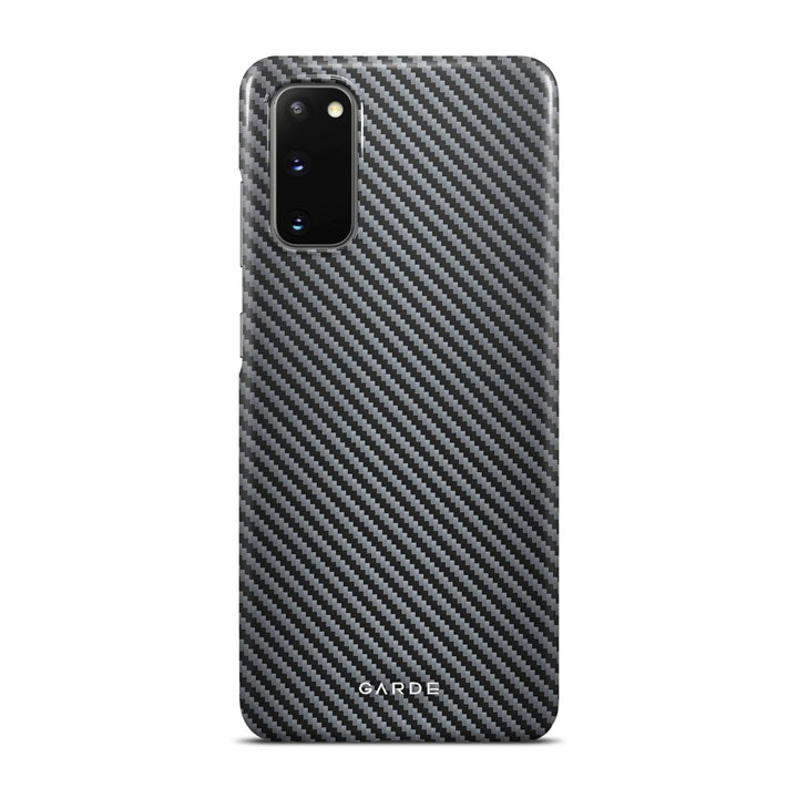 Carbon Grey Samsung S20 Back Cover - Custom Printed Phone Case by Garde
