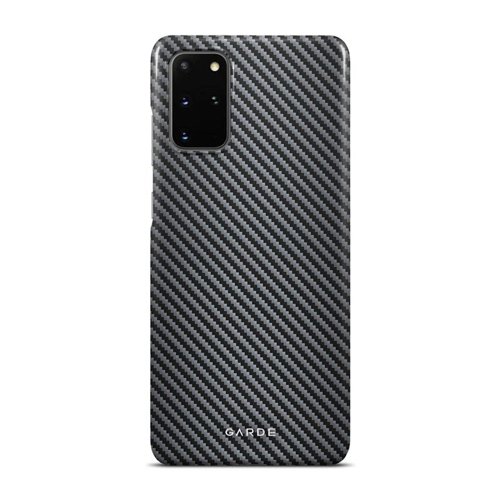 Carbon Grey Samsung S20 Plus Back Cover - Custom Printed Phone Case by Garde