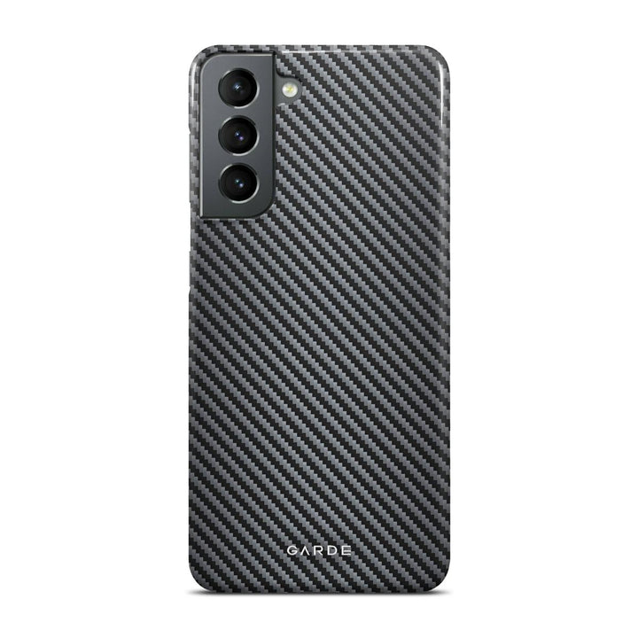 Carbon Grey Samsung S21 Back Cover - Custom Printed Phone Case by Garde