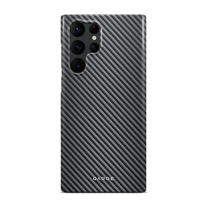 Carbon Grey Samsung S22 Ultra Back Cover - Custom Printed Phone Case by Garde