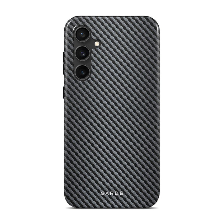 Carbon Grey Samsung S23 FE Back Cover - Custom Printed Phone Case by Garde