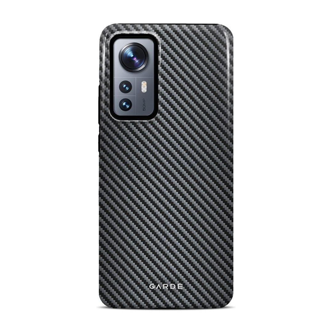 Carbon Grey Xiaomi 12 / 12x Back Cover - Custom Printed Phone Case by Garde
