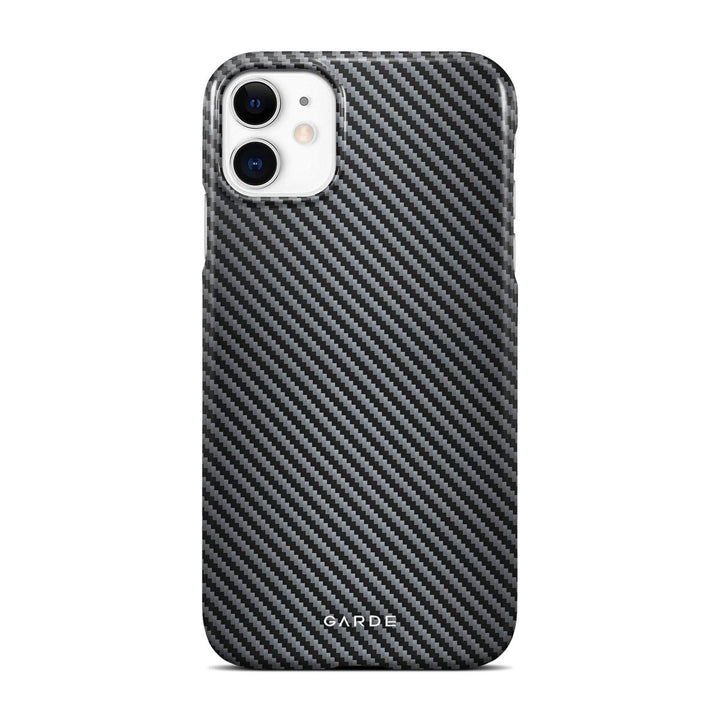 Carbon Grey iPhone 11 Back Cover - Custom Printed Phone Case by Garde