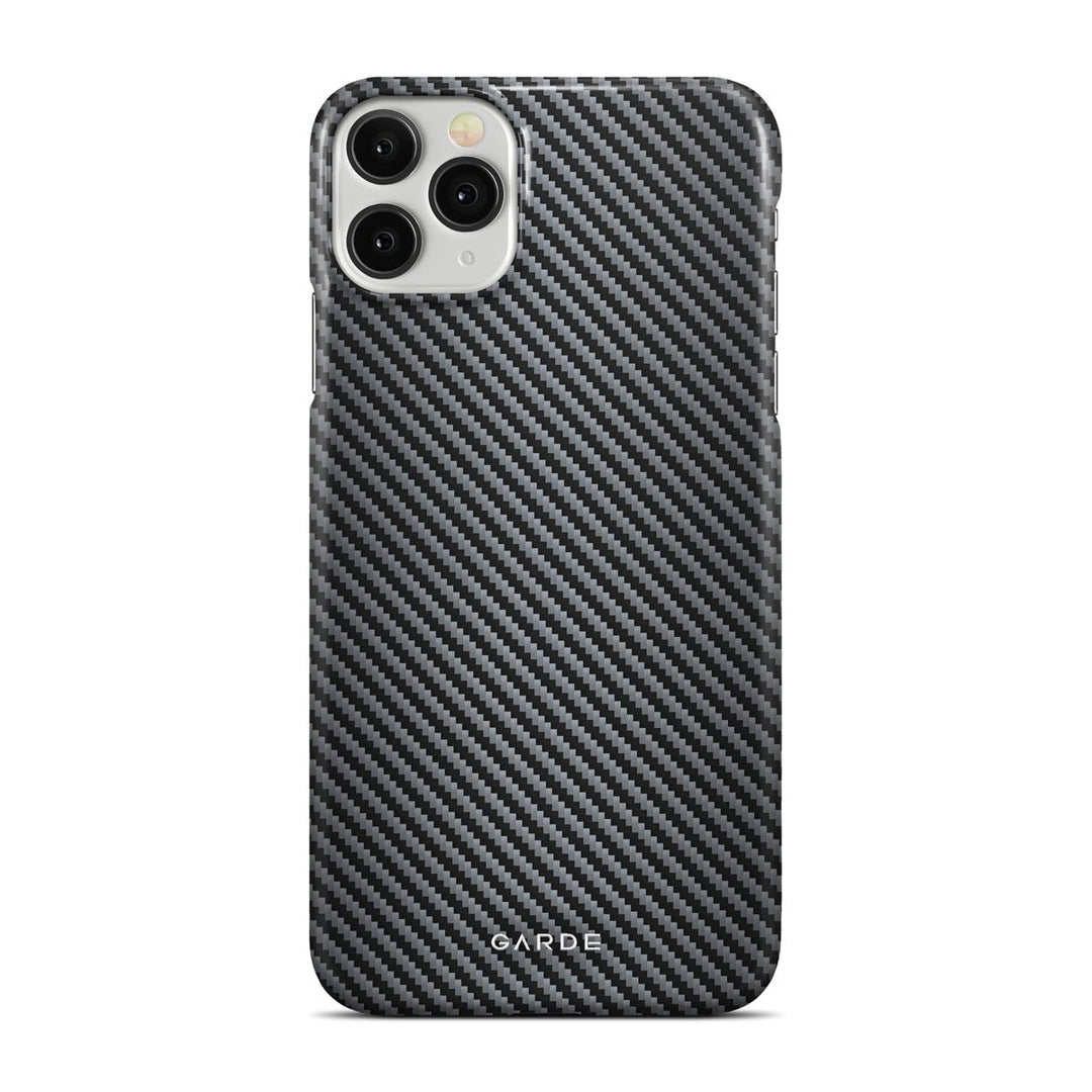 Carbon Grey iPhone 11 Pro Max Back Cover - Custom Printed Phone Case by Garde