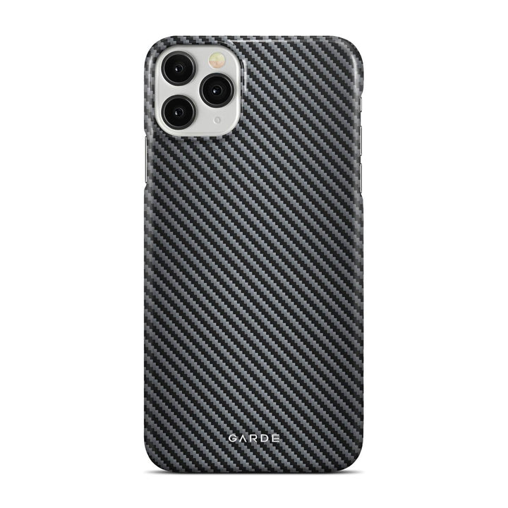 Carbon Grey iPhone 11 Pro Max Back Cover - Custom Printed Phone Case by Garde