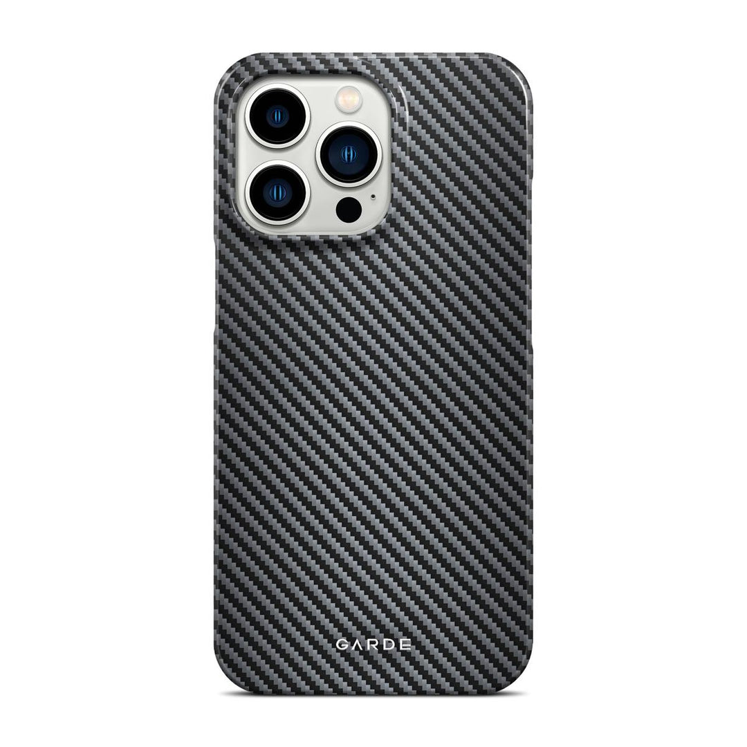 Carbon Grey iPhone 13 Pro Back Cover - Custom Printed Phone Case by Garde