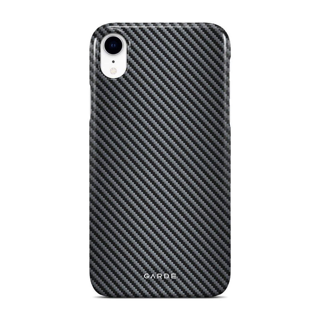 Carbon Grey iPhone XR Back Cover - Custom Printed Phone Case by Garde