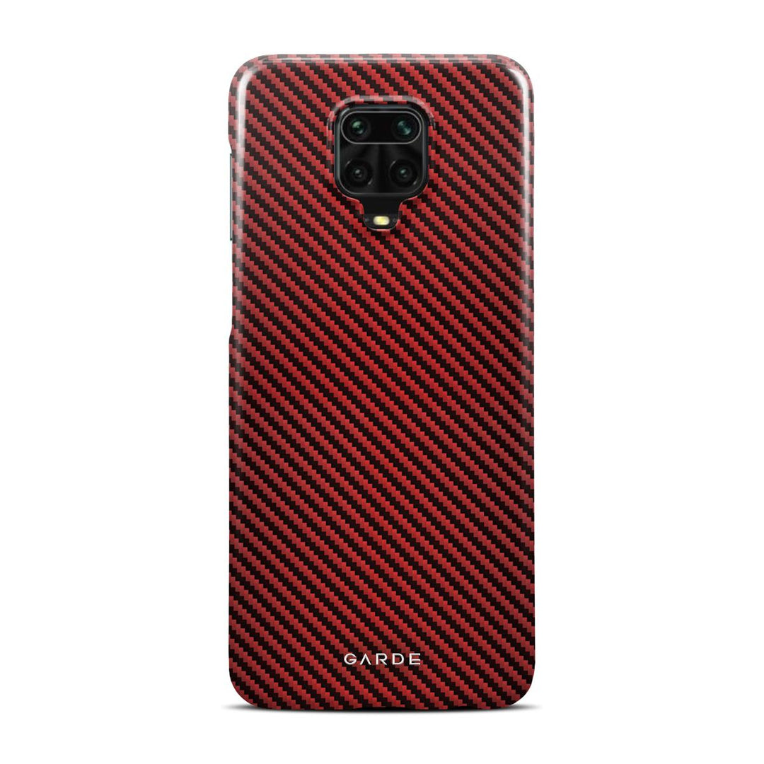 Carbon Red Redmi Note 9s / 9 Pro Back Cover - Custom Printed Phone Case by Garde