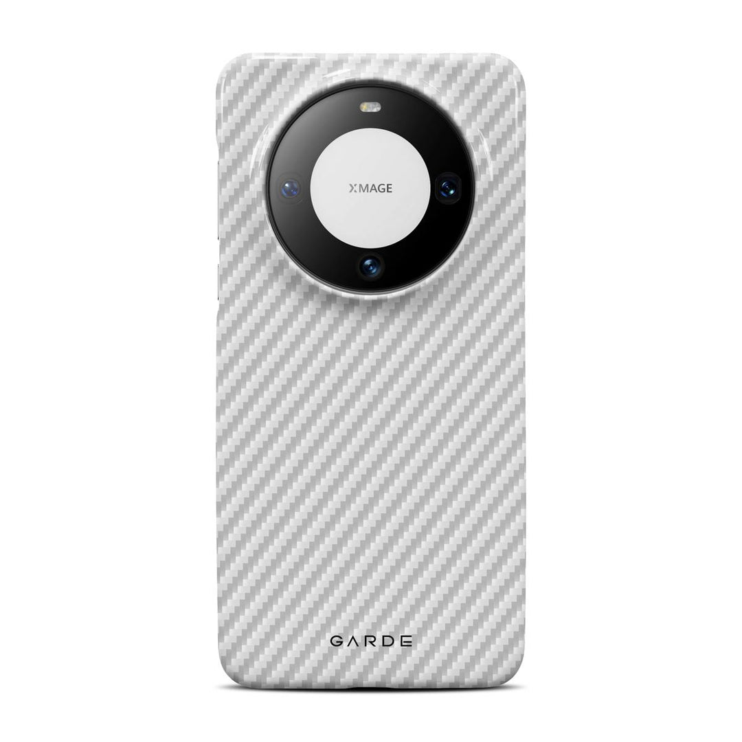 Carbon White Huawei Mate 60 Pro Back Cover - Custom Printed Phone Case by Garde