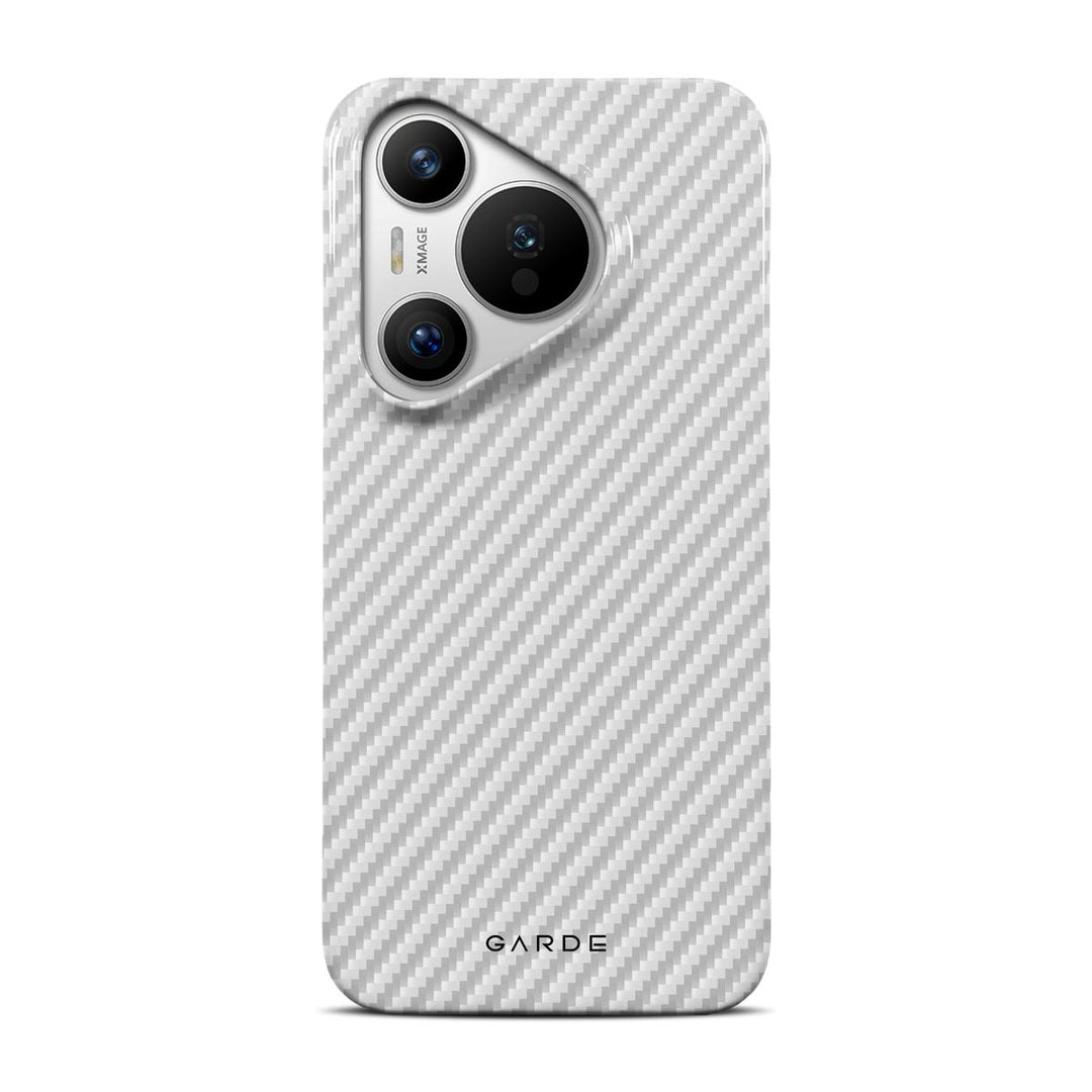 Carbon White Huawei P70 Back Cover - Custom Printed Phone Case by Garde