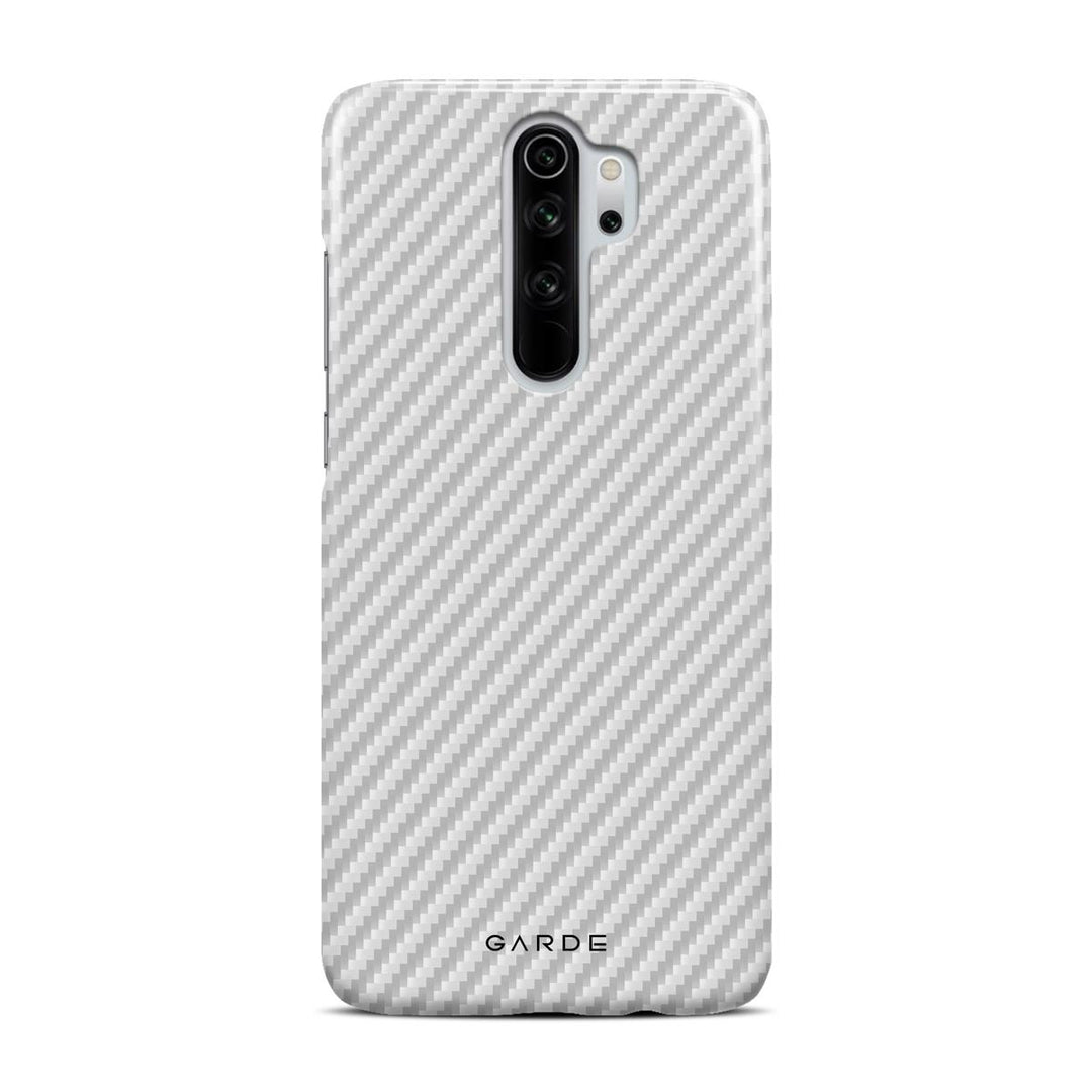 Carbon White Redmi Note 8 Pro Back Cover - Custom Printed Phone Case by Garde