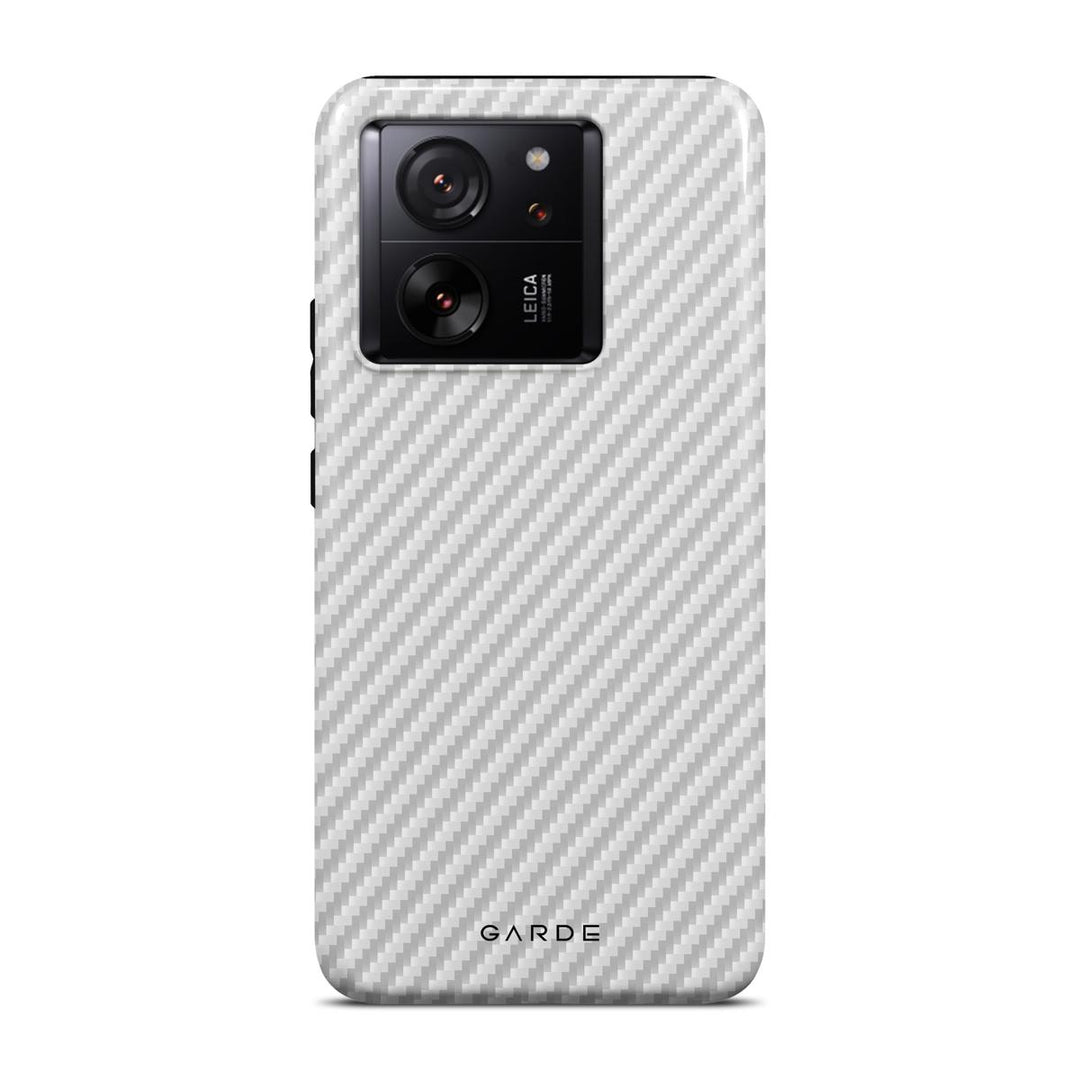 Carbon White Xiaomi 13T / 13T Pro Back Cover - Custom Printed Phone Case by Garde