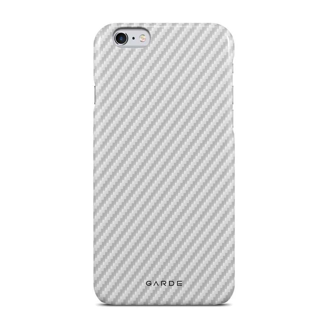 Carbon White iPhone 6 / 6s Back Cover - Custom Printed Phone Case by Garde