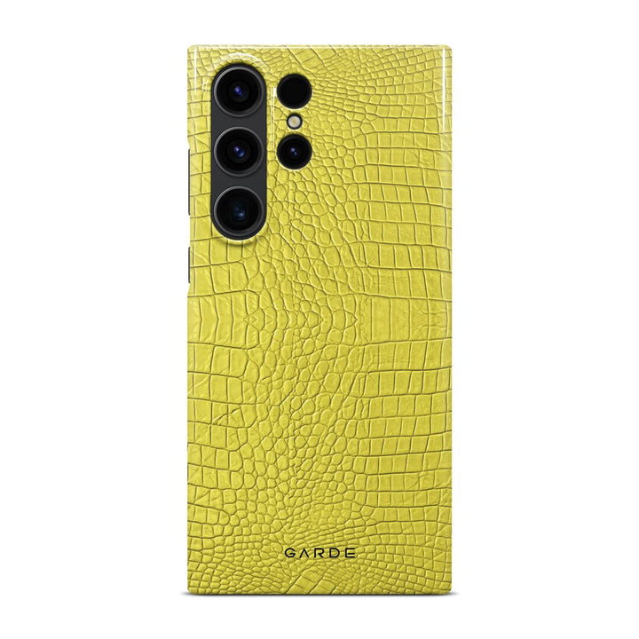 Cordelia Yellow Samsung S23 Ultra Back Cover - Custom Printed Phone Case by Garde