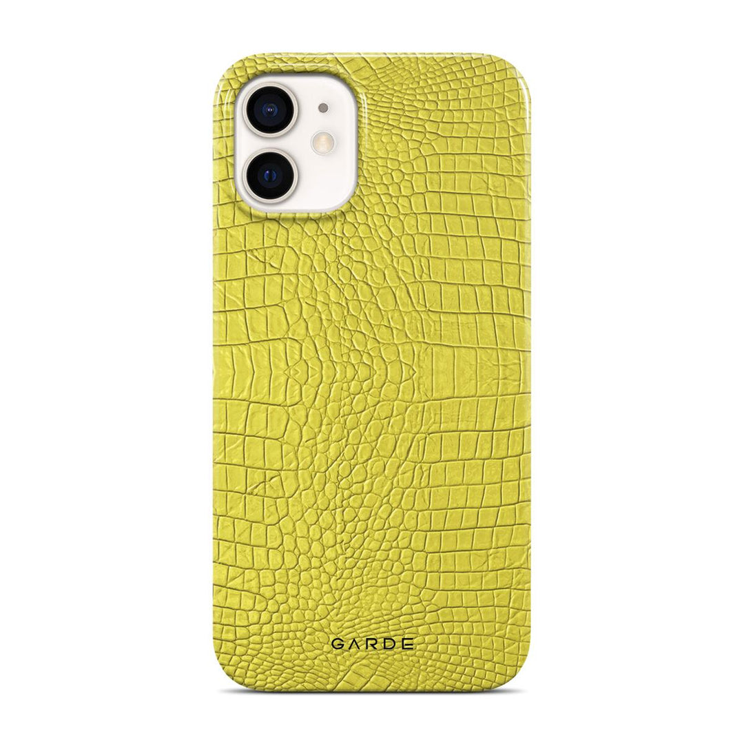 Cordelia Yellow iPhone 12 Mini Back Cover - Custom Printed Phone Case by Garde