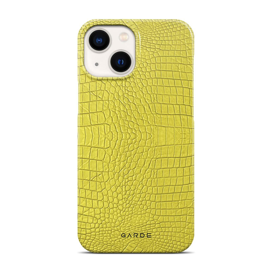 Cordelia Yellow iPhone 13 Mini Back Cover - Custom Printed Phone Case by Garde