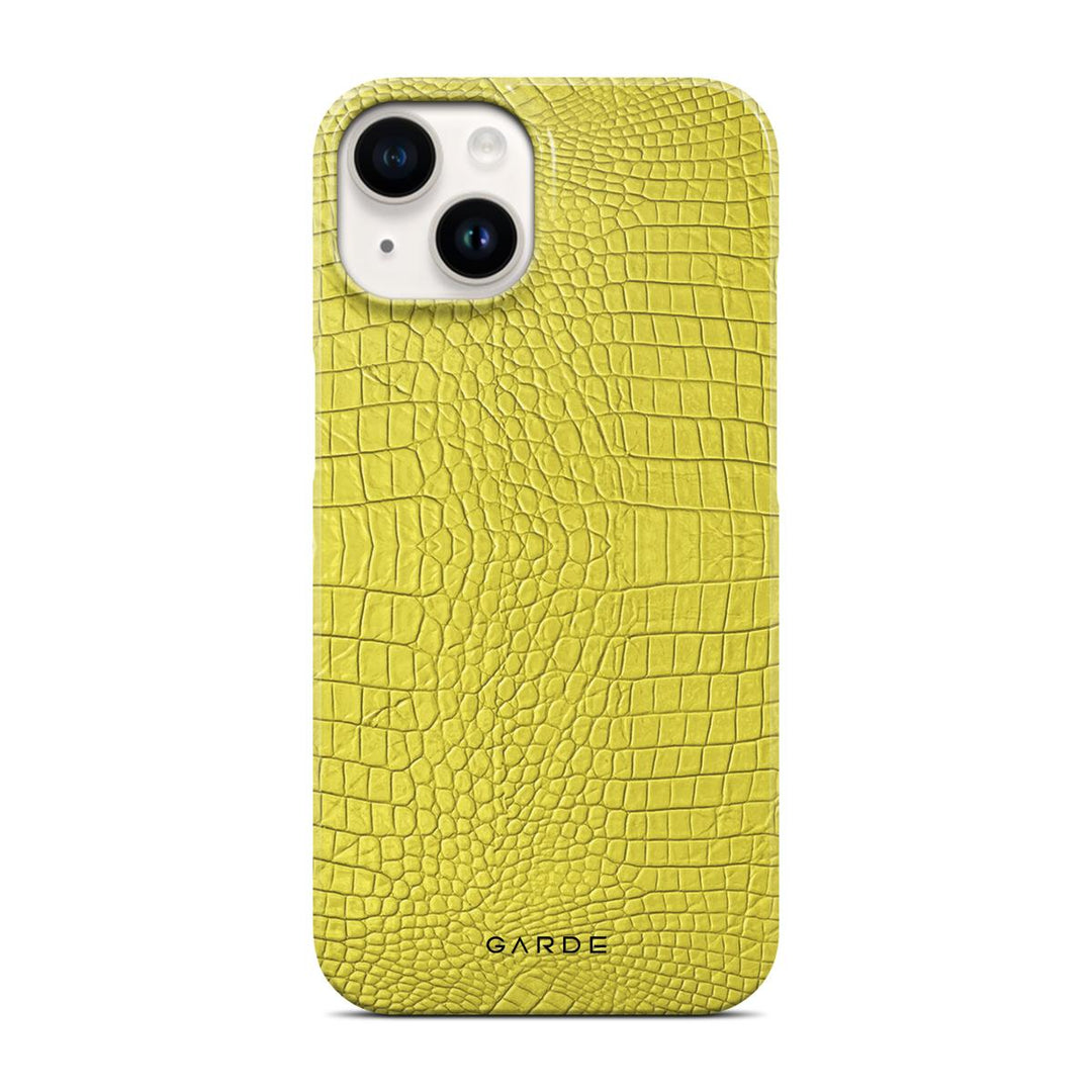 Cordelia Yellow iPhone 14 Back Cover - Custom Printed Phone Case by Garde