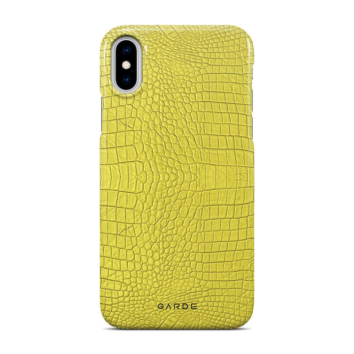 Cordelia Yellow iPhone X / Xs Back Cover - Custom Printed Phone Case by Garde
