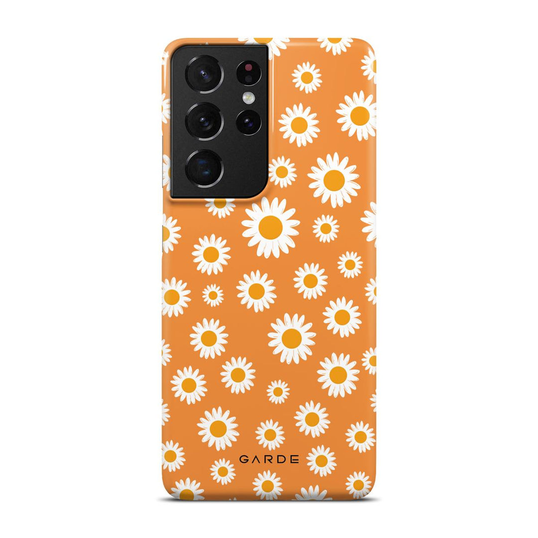 Emile Peach Samsung S21 Ultra Back Cover - Custom Printed Phone Case by Garde