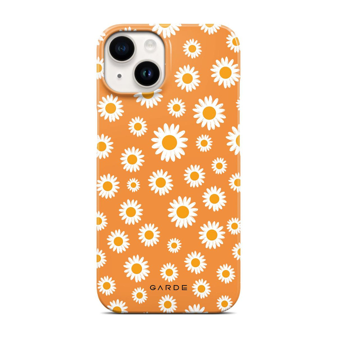 Emile Peach iPhone 14 Back Cover - Custom Printed Phone Case by Garde