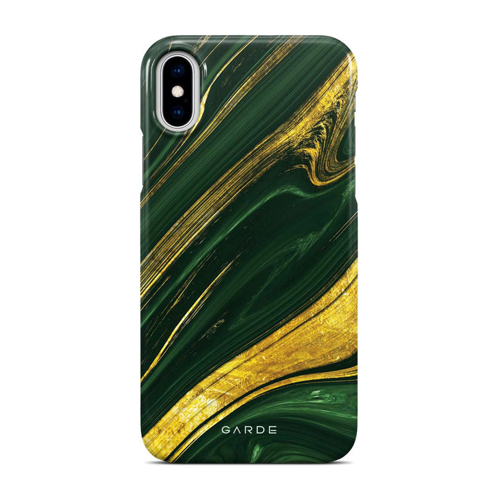 Gold River iPhone X / Xs Back Cover - Custom Printed Phone Case by Garde