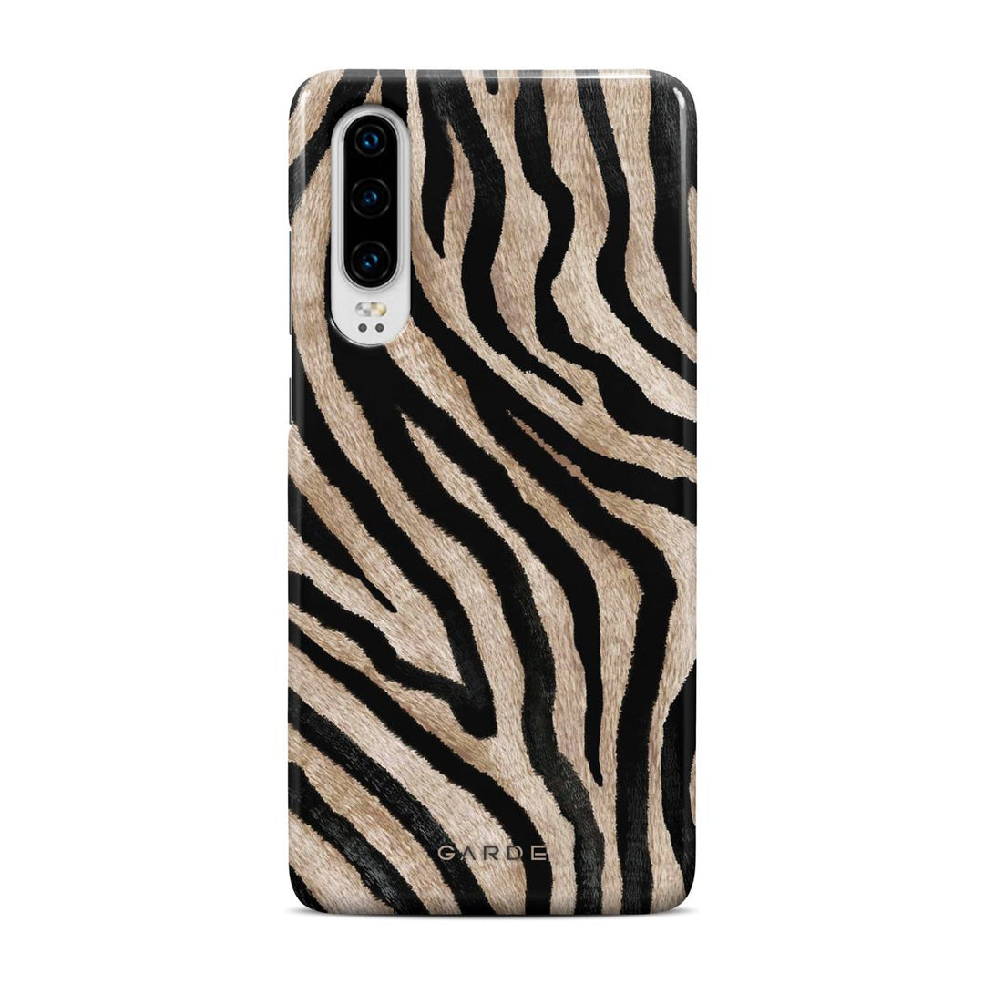 Golden Zebra Huawei P30 Back Cover - Custom Printed Phone Case by Garde