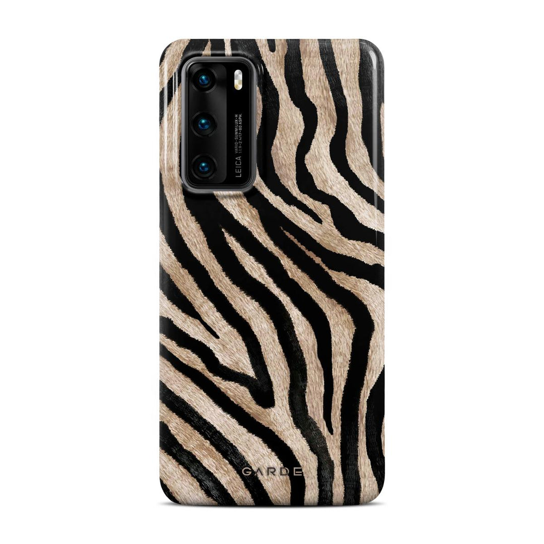 Golden Zebra Huawei P40 Back Cover - Custom Printed Phone Case by Garde