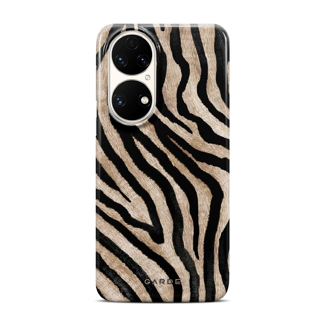 Golden Zebra Huawei P50 Back Cover - Custom Printed Phone Case by Garde