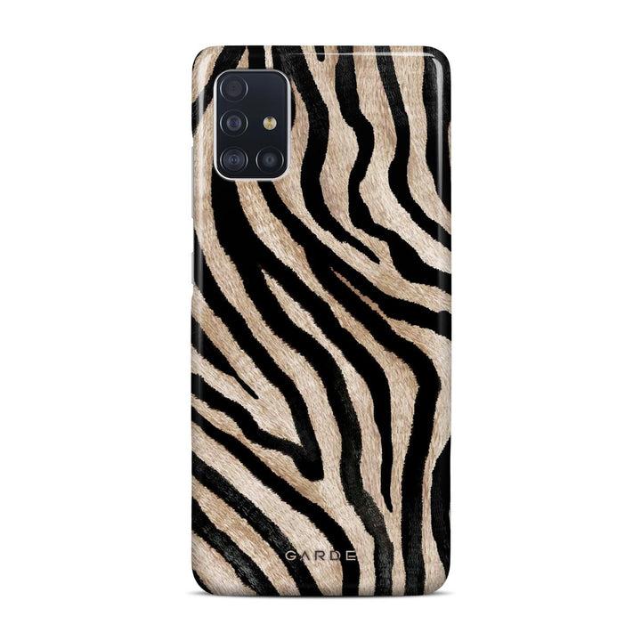 Golden Zebra Samsung A51 Back Cover - Custom Printed Phone Case by Garde