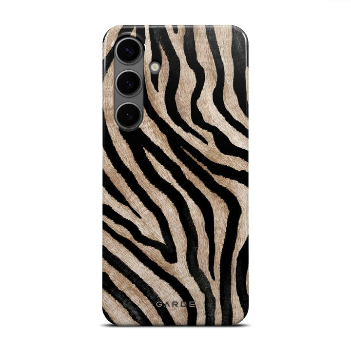 Golden Zebra Samsung S24 Plus Back Cover - Custom Printed Phone Case by Garde