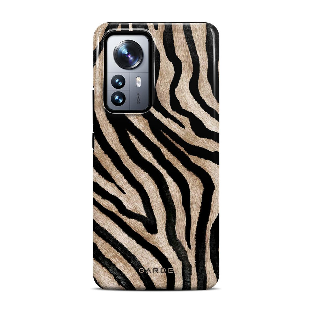 Golden Zebra Xiaomi 12 Pro Back Cover - Custom Printed Phone Case by Garde