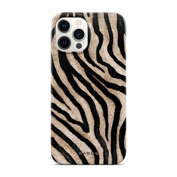 Golden Zebra iPhone 12 Pro Max Back Cover - Custom Printed Phone Case by Garde