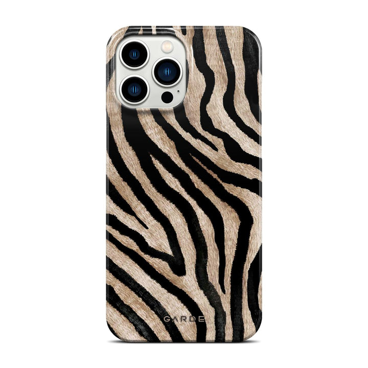 Golden Zebra iPhone 13 Pro Max Back Cover - Custom Printed Phone Case by Garde