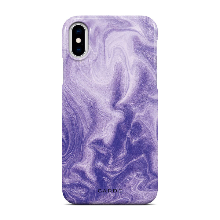 Lavender iPhone X / Xs Back Cover - Custom Printed Phone Case by Garde