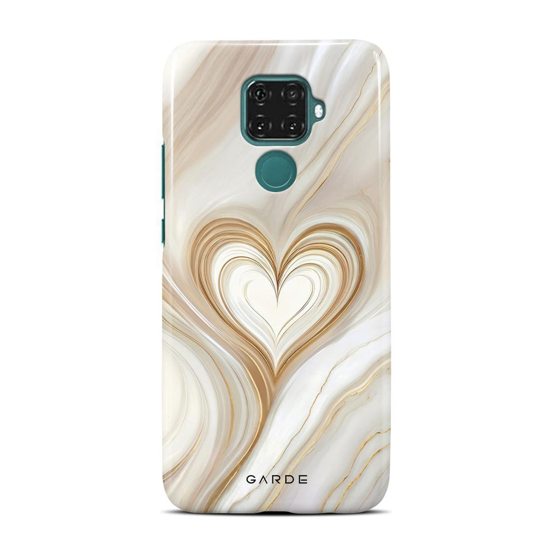 Lueur Gold Huawei Mate 30 Lite Back Cover - Custom Printed Phone Case by Garde