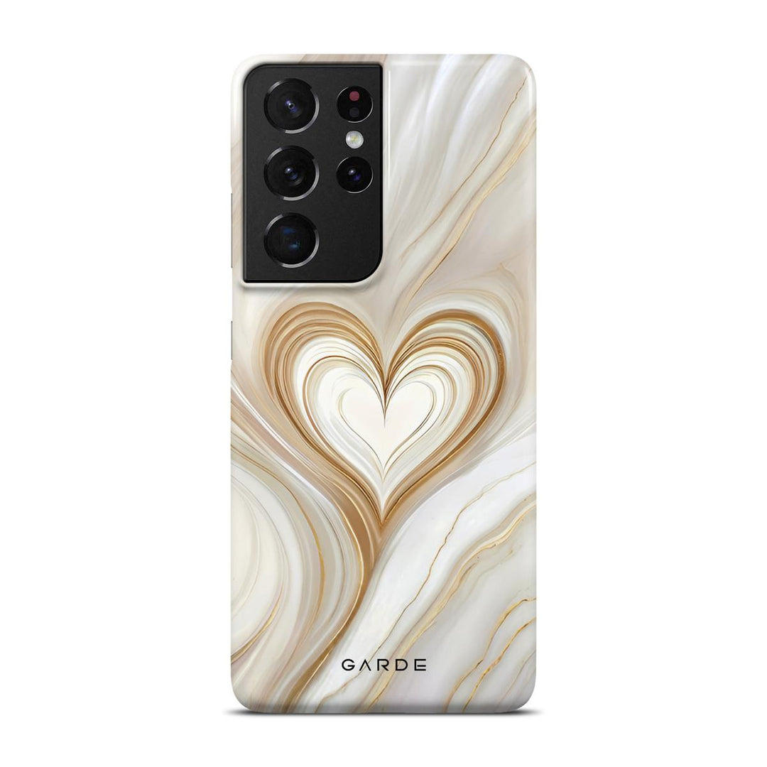 Lueur Gold Samsung S21 Ultra Back Cover - Custom Printed Phone Case by Garde