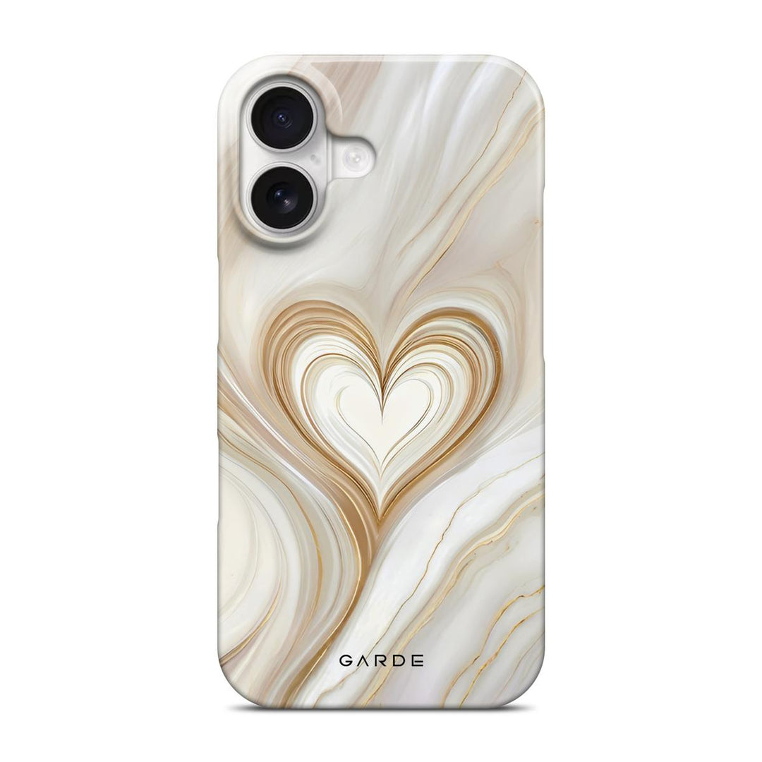 Lueur Gold iPhone 16 Back Cover - Custom Printed Phone Case by Garde