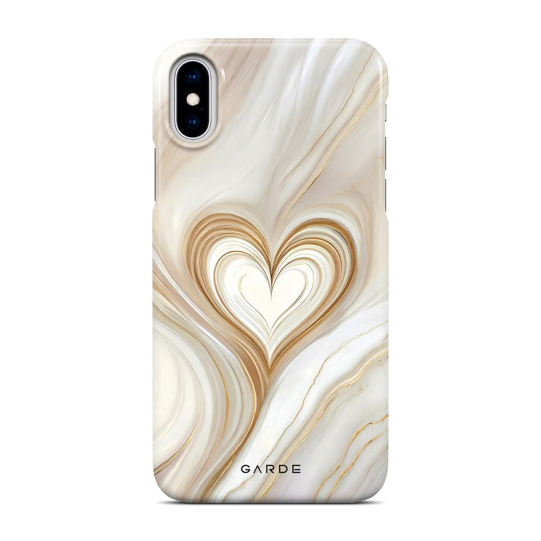 Lueur Gold iPhone X / Xs Back Cover - Custom Printed Phone Case by Garde