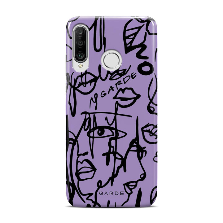 Nareen Mauve Huawei P30 Lite Back Cover - Custom Printed Phone Case by Garde
