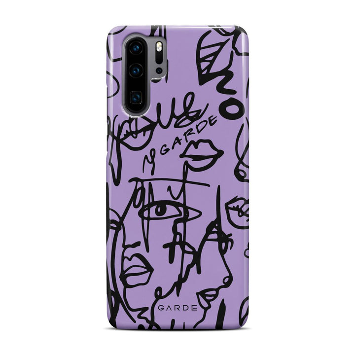 Nareen Mauve Huawei P30 Pro Back Cover - Custom Printed Phone Case by Garde