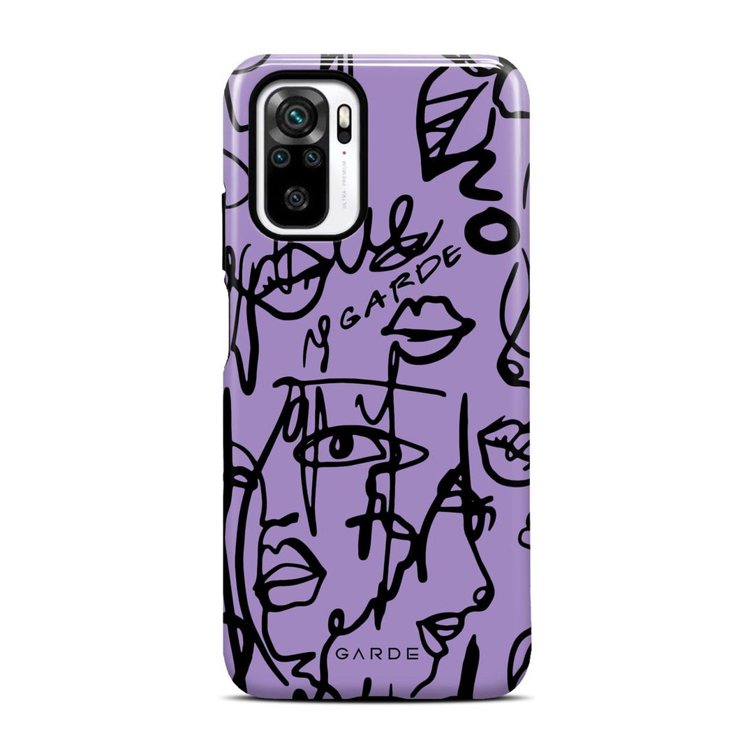 Nareen Mauve Redmi Note 10s Back Cover - Custom Printed Phone Case by Garde