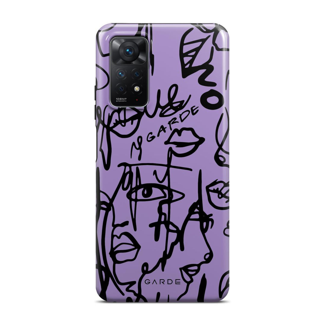Nareen Mauve Redmi Note 11 Pro 4G / 5G Back Cover - Custom Printed Phone Case by Garde