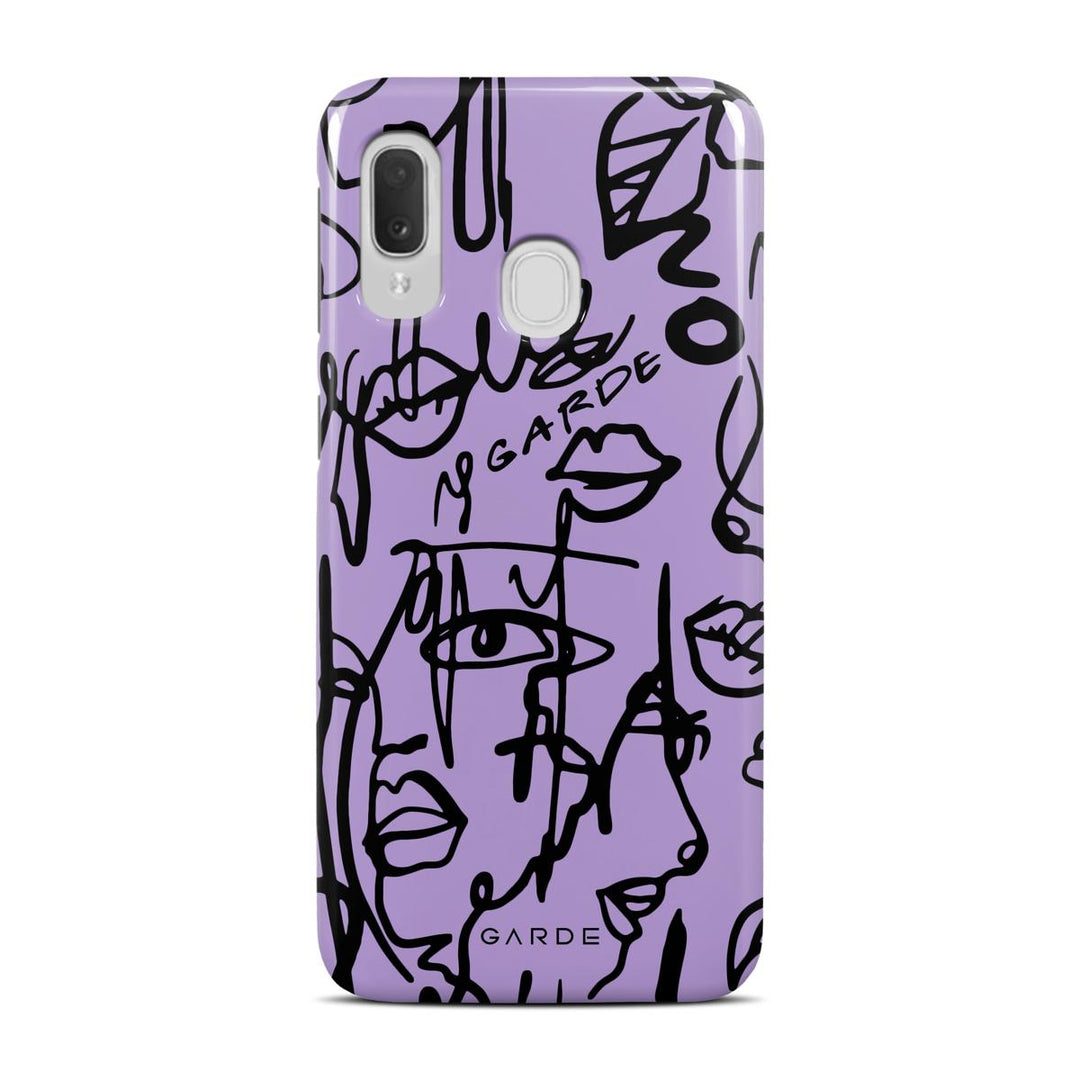 Nareen Mauve Samsung A40 Back Cover - Custom Printed Phone Case by Garde